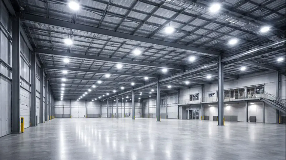 Commercial lighting installation