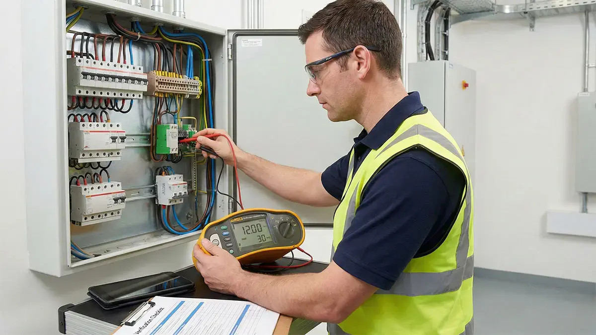 Electrical testing and commissioning